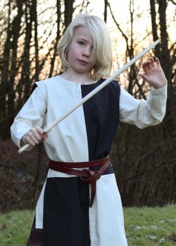 Kinder Waffenrock Lucas natur/schwarz
