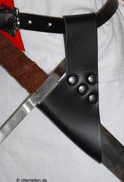 Schwerthalter für den Gürtel schwarz