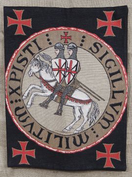 Wandteppich - Siegel der Templer