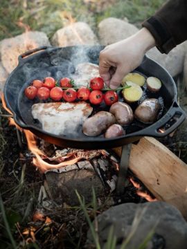 Feuerpfanne mit Henkeln 25 cm