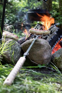 Lagerfeuer-Spieß gerade (2 Stück im Set)