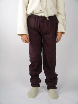 Ritterhose für Kinder braun XXS