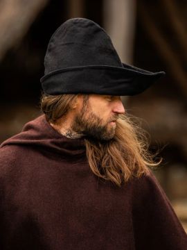 Hut - Robin Hood (Wolle) schwarz