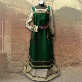 Set Wikingerkleid Runhild - waldgrün