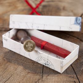 Siegel mit Siegellack - Geschenkbox