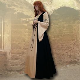 Kleid Sylvia schwarz-beige 36 - 42