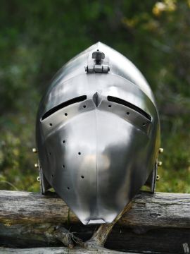 Deutsche Beckenhaube mit Visier, schaukampftauglich