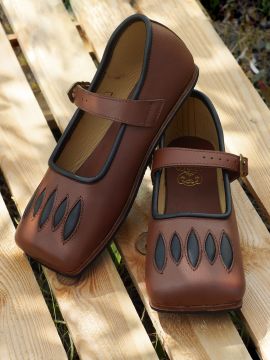 Kuhmaulschuhe Caspar braun-schwarz