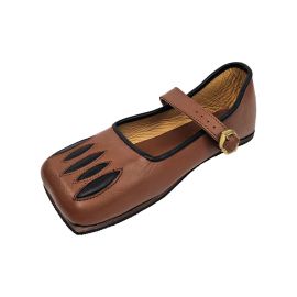 Kuhmaulschuhe Caspar braun-schwarz