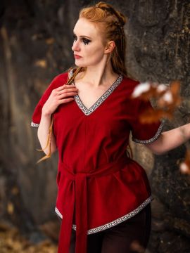 Wikingertunika Matilda rot