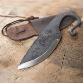 Wikingermesser mit Lederscheide