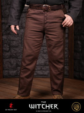 Hose Geralt gesteppt braun