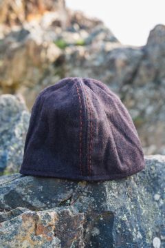 Wikinger Wollkappe Sjard braun