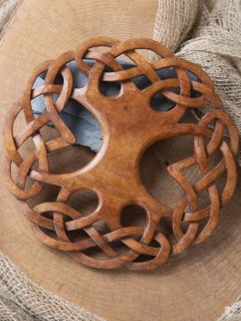 Holz-Wandschmuck Keltischer Lebensbaum