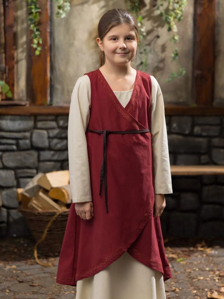 Kinderkleid Ona rot