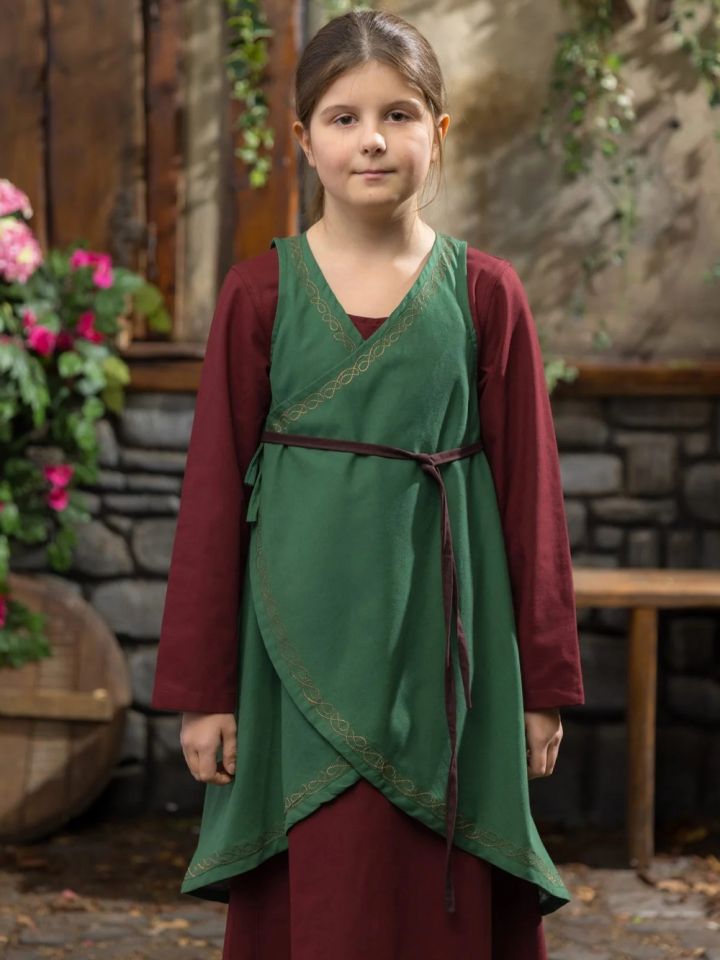 Kinderkleid Ona grün