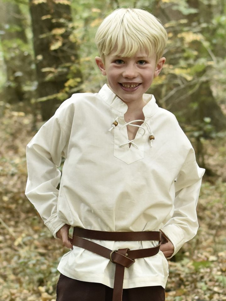 Kinder Mittelalterhemd Colin natur