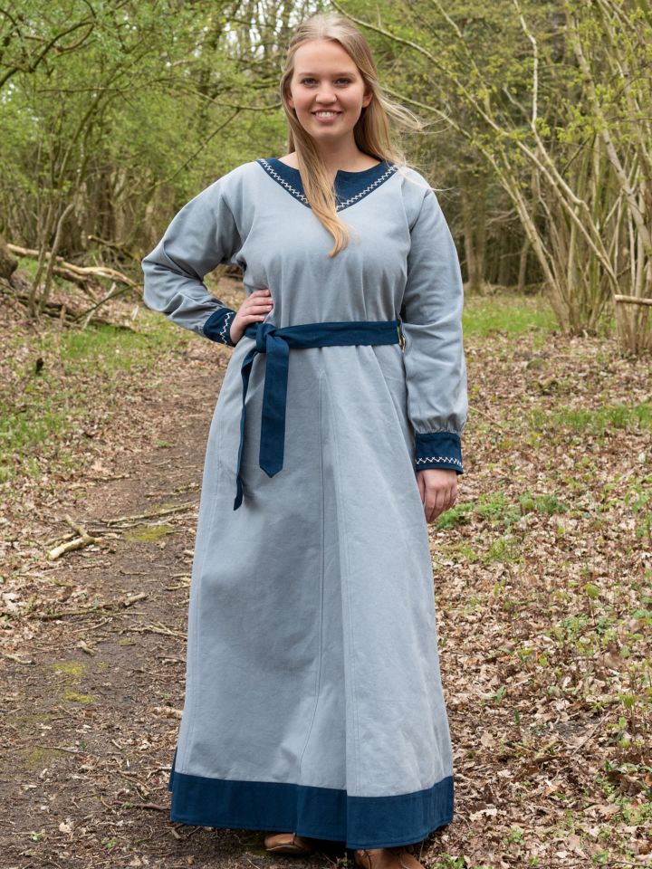 Kleid Freydis blau XL