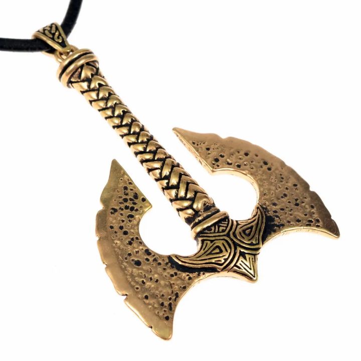 Anhänger Zwergenaxt bronze