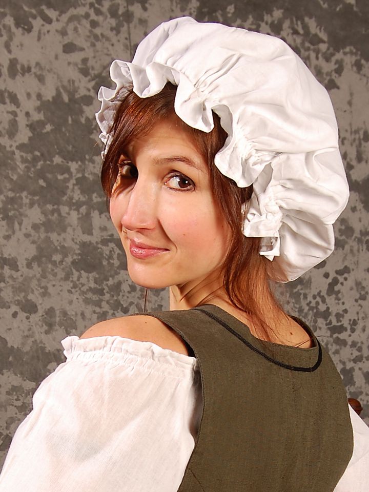 Haube für die Maid schwarz