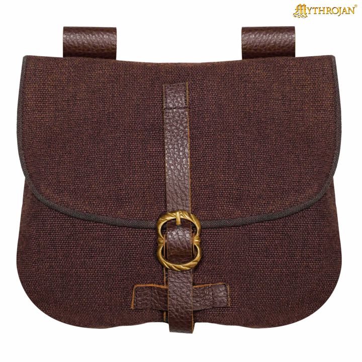 Gürteltasche aus Canvas braun