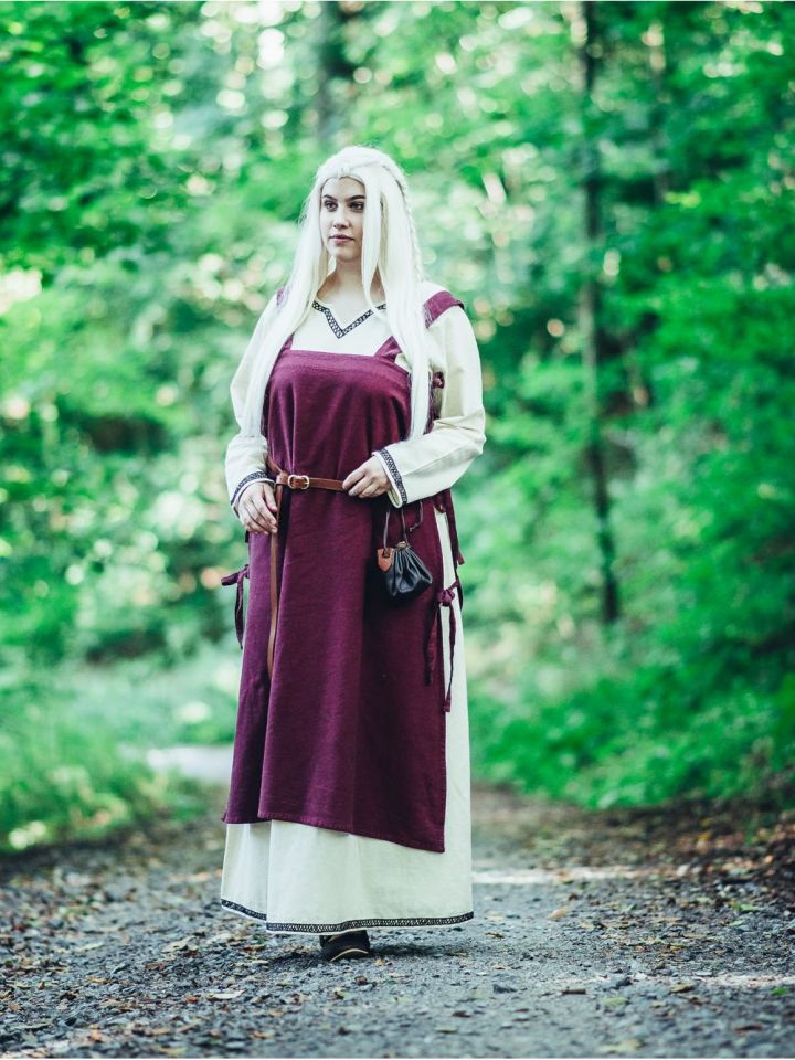 Überkleid Wikinger rot