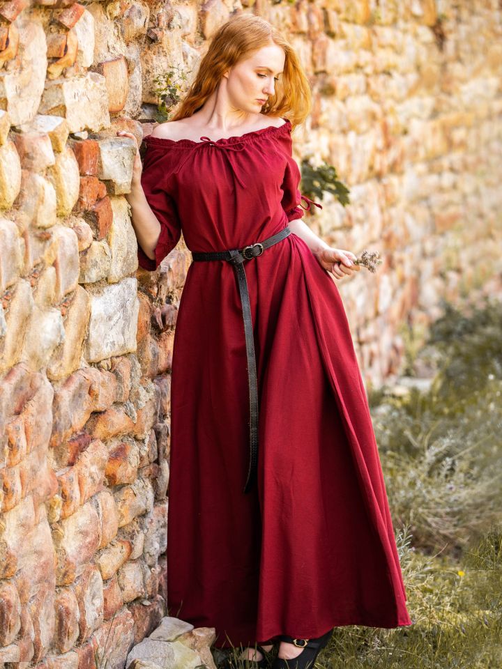 Kurzarmkleid Brida rot