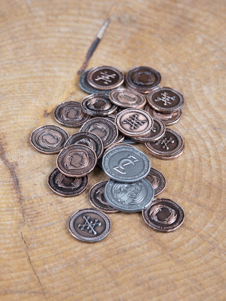 LARP-Münzen Drachen ohne Lederbeutel