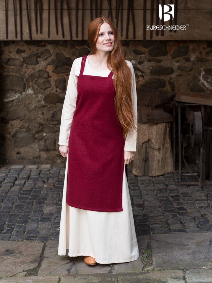 Wikingerkleid Jodis aus Wolle rot