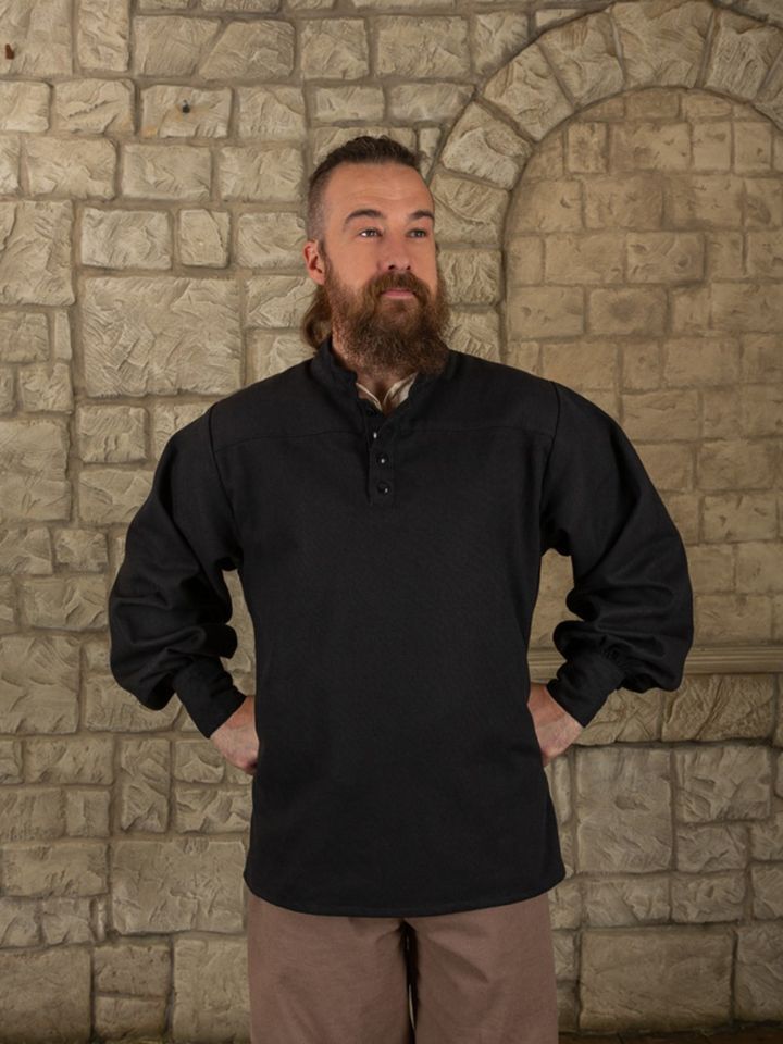 Hemd Bartold schwarz XL
