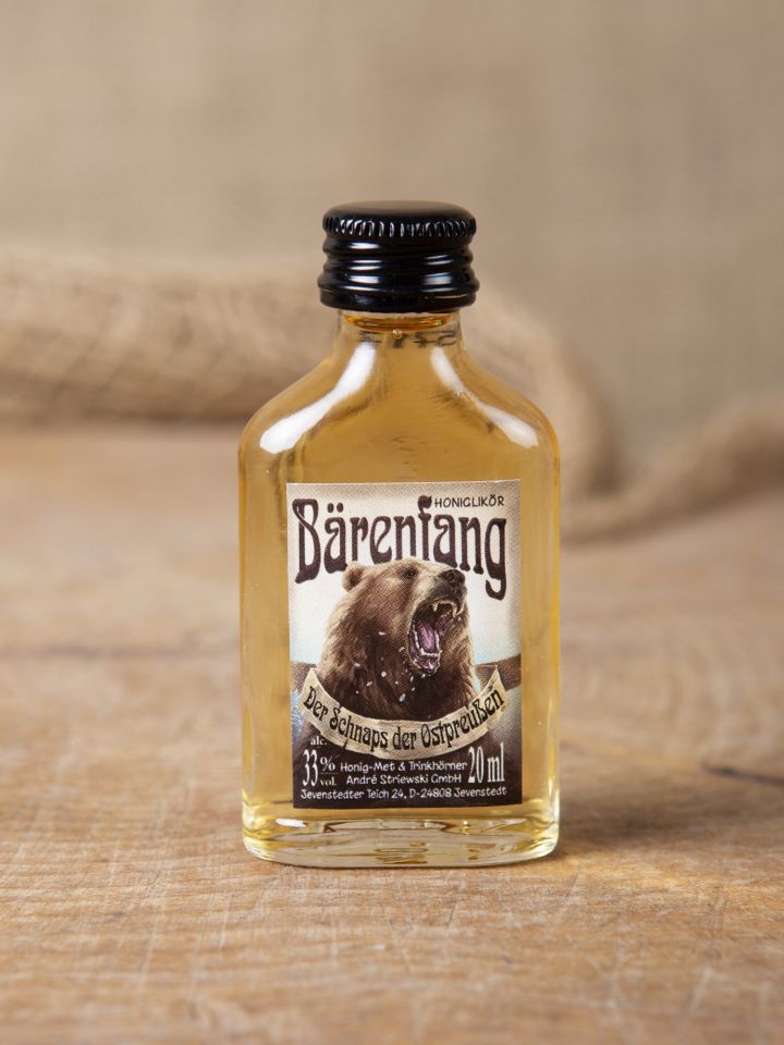 Metlikör Bärenfang 2 cl Einzelflasche