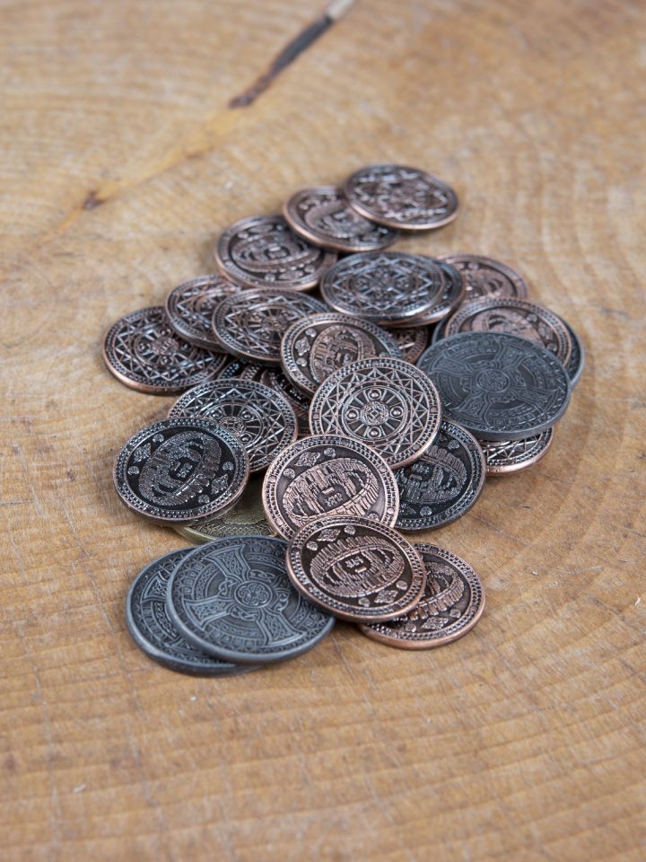 LARP-Münzen Erde ohne Lederbeutel