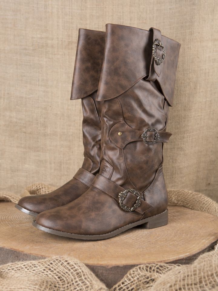 Piratenstiefel braun