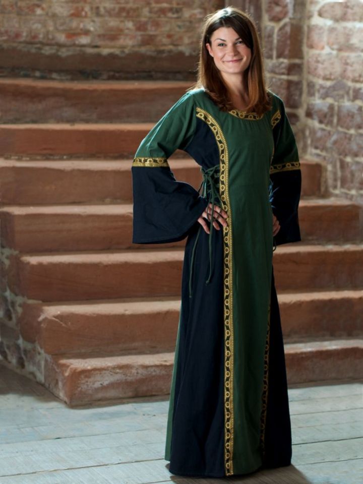 Kleid Klarissa grün-schwarz XXL