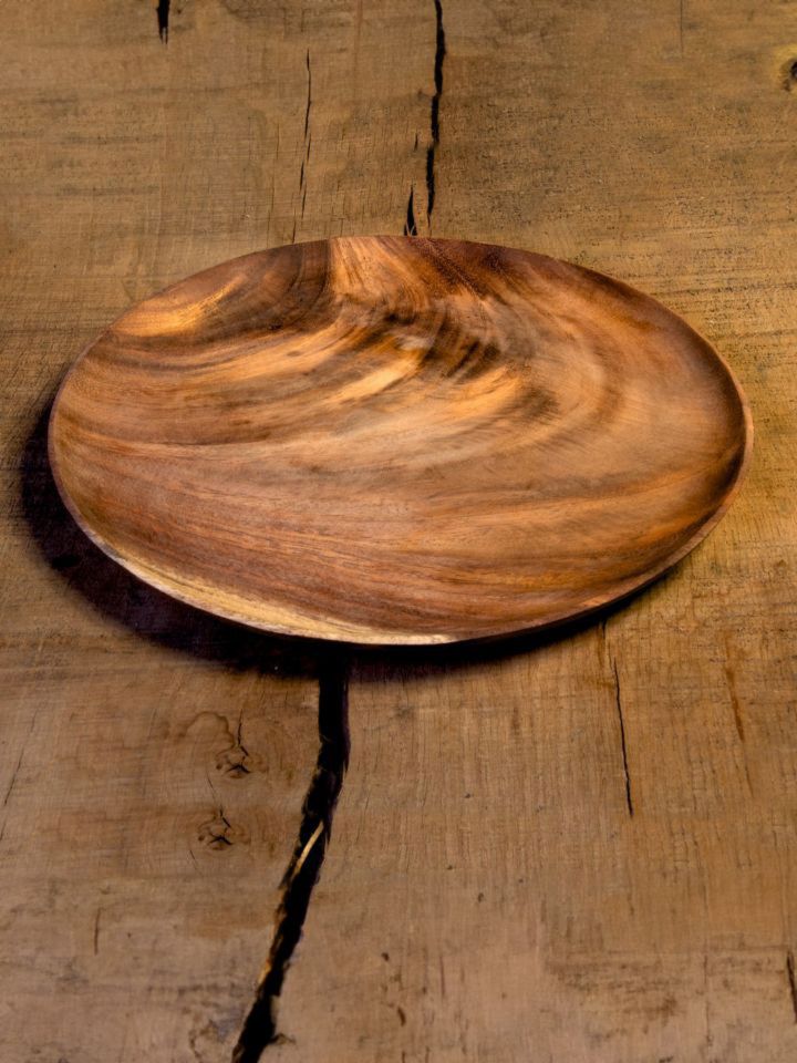 Teller aus Akazienholz 30 cm