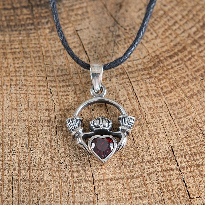 Kette Claddagh mit Zirkonia