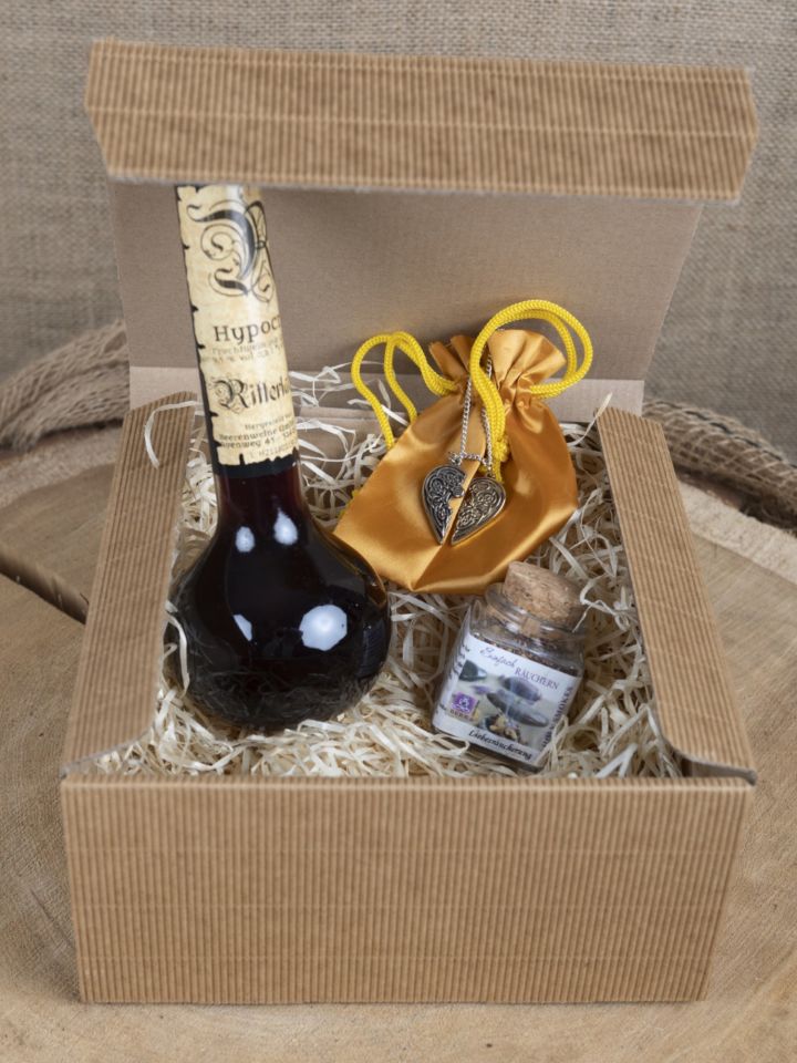 Geschenkbox "Liebesgrüße" mit Gewürzwein