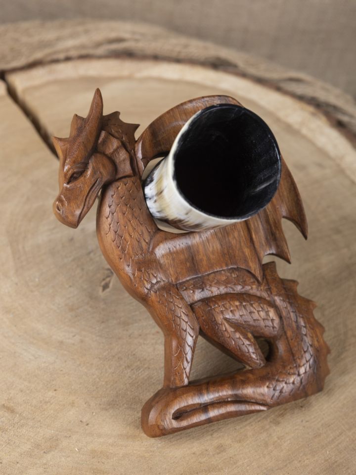 Trinkhornständer Drache