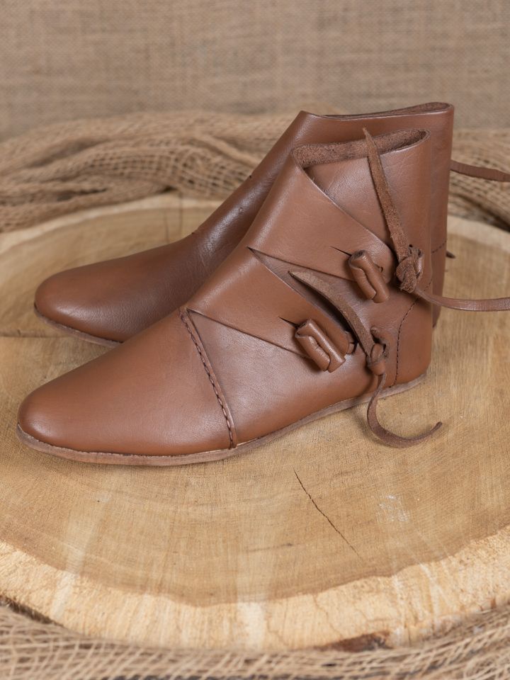 Wikingerschuhe Jorvik mit dicker Ledersohle
