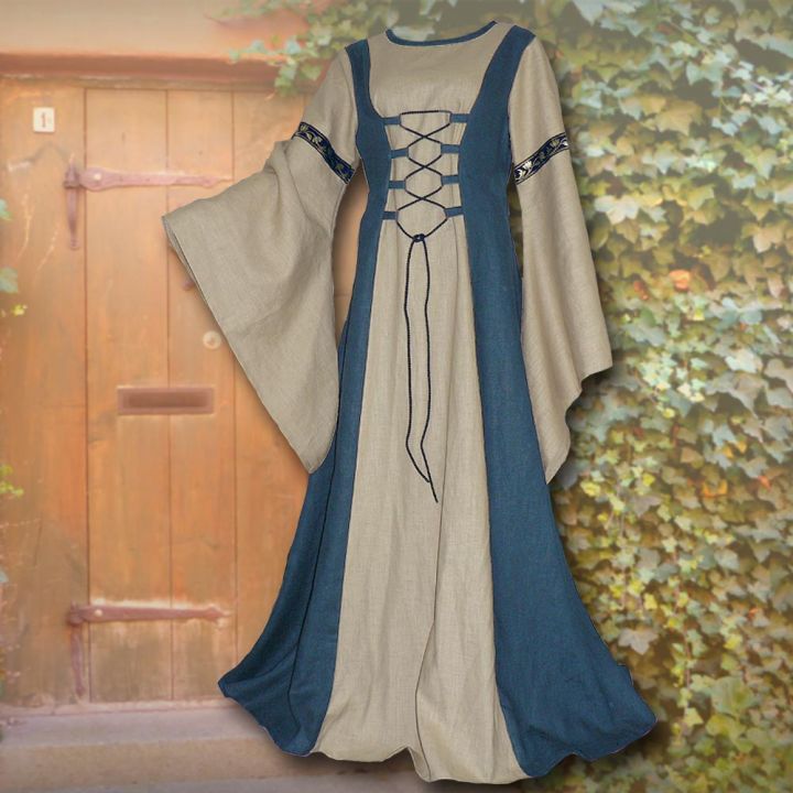 Kleid Katharina hellblau-sand