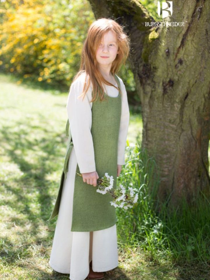 Kinderkleid-Set Ylvi lindgrün 104