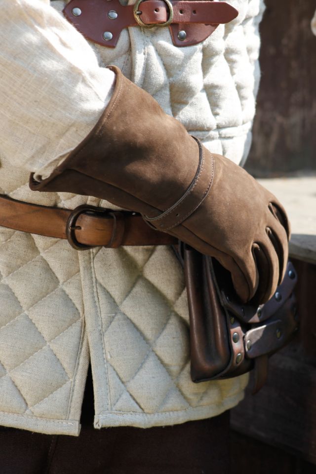 Lederhandschuhe Ulex braun M