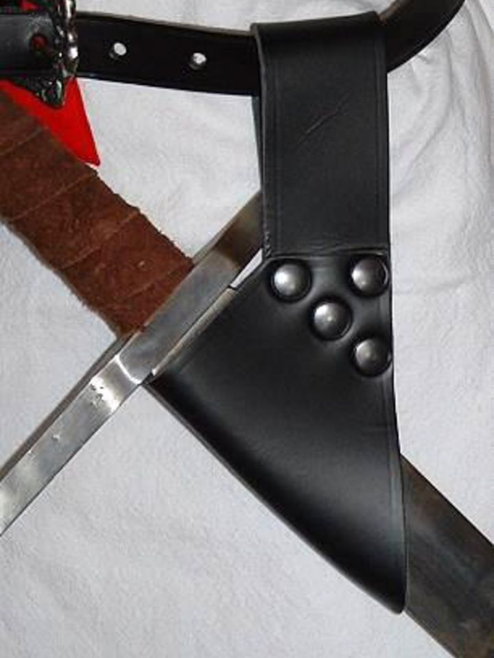 Schwerthalter für den Gürtel schwarz