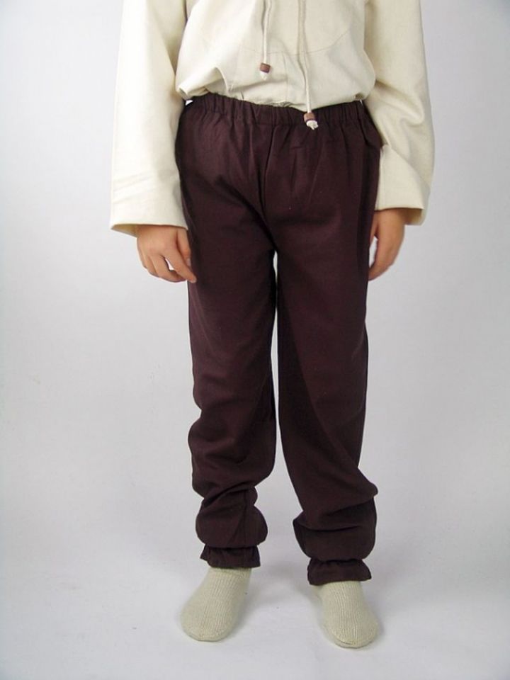 Ritterhose für Kinder braun XXS