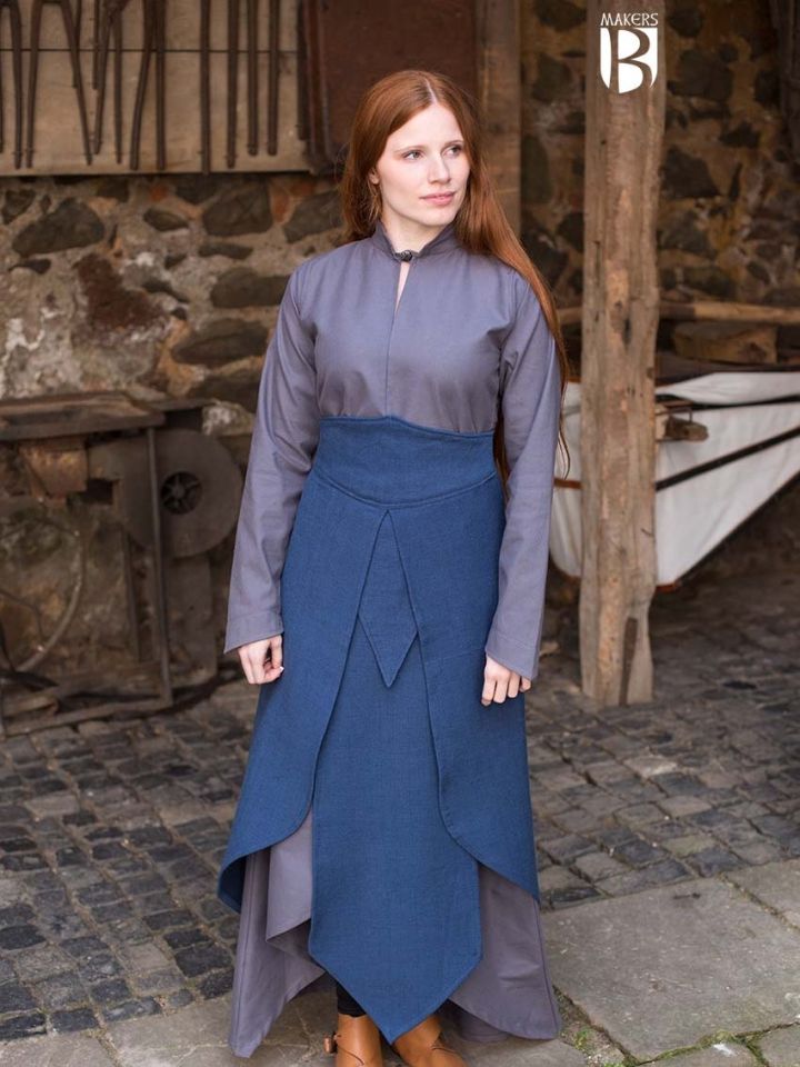 Kampfrock Tharya blau XXL/XXXL