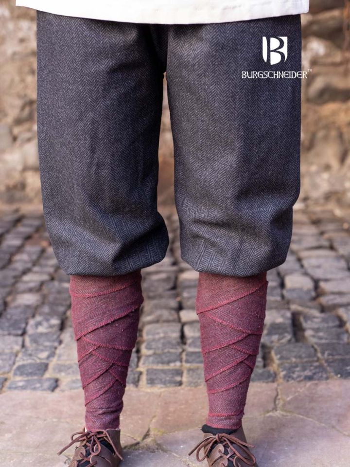 Damen-Rushose Tilda Fischgrät schwarz-grau