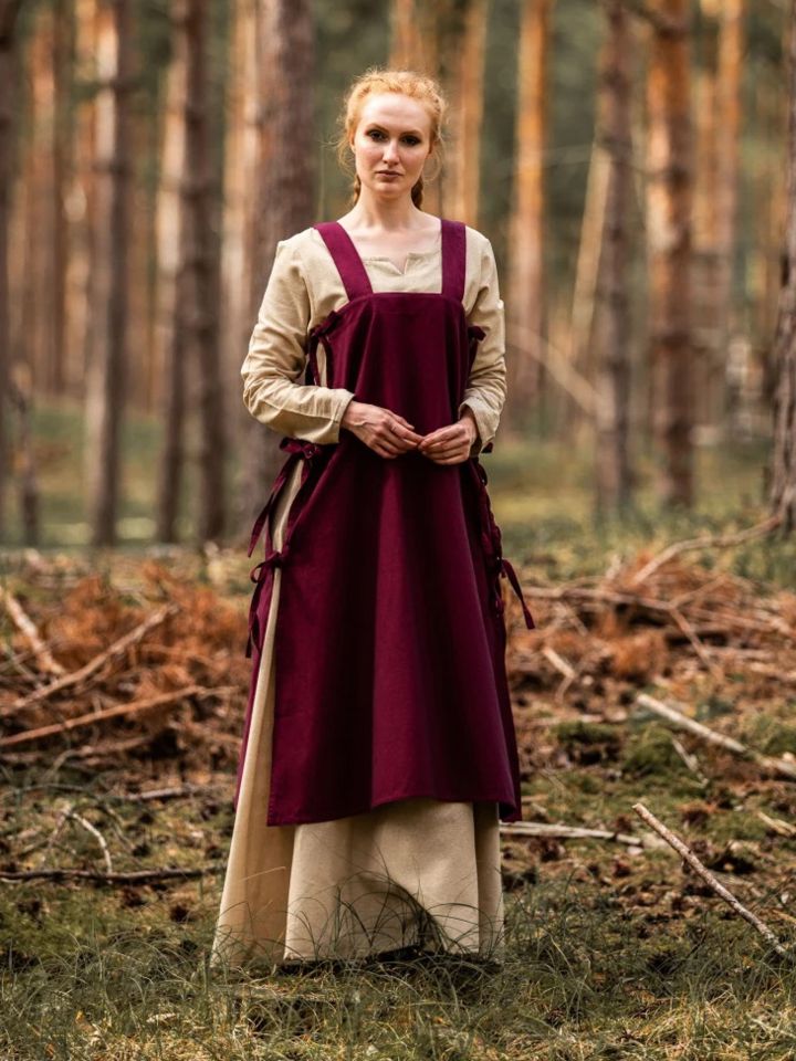 Überkleid Wikinger rot L/XL