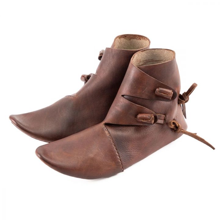 Wikinger Schuh Jorvik wendegenäht braun