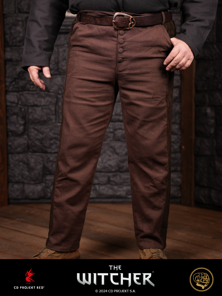Hose Geralt gesteppt braun