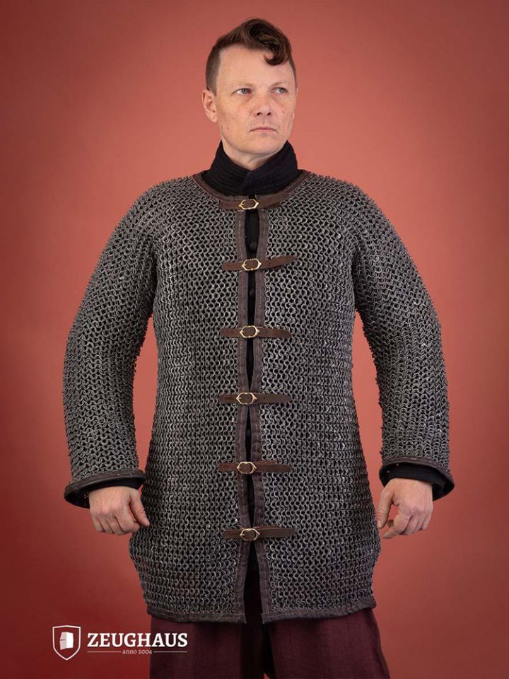 Kettenhemd Hauberk aus Aluminium 10mm